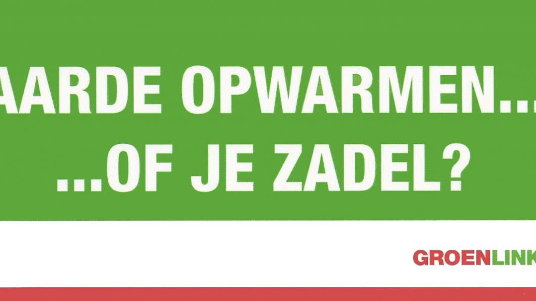 De aarde opwarmen, of je zadel?